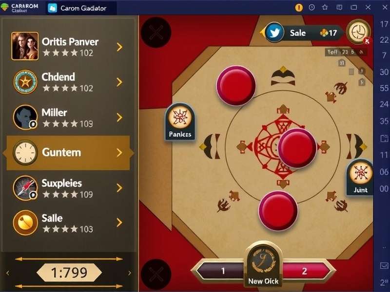 Game Controls in Carrom Gladiator Carrom Gladiator Gameplay Mechanics